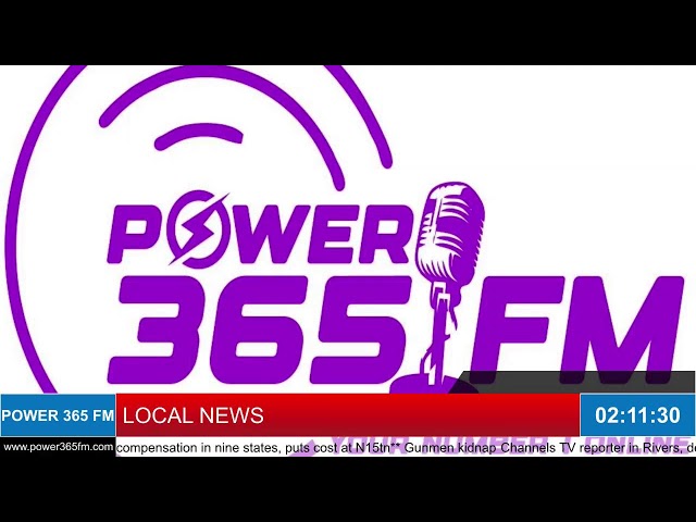 LOCAL NEWS...Power365 Radio Live Stream