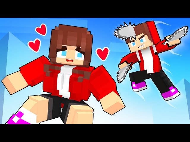 Strong JJ`s Sister and JJ CHAINSAW MAN - Love Story - Maizen Minecraft Animation