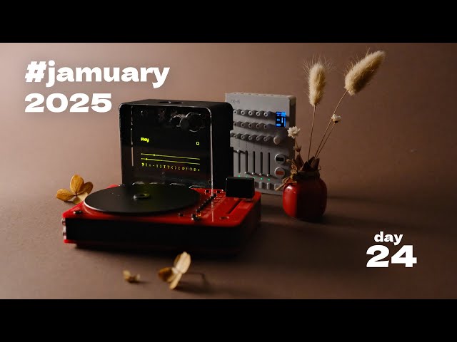 #Jamuary2025 Jam 24th - A very random scratched beat with SC500, Monome Norns Shiend and Compass