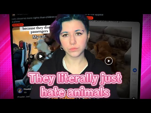 r/petfree just HATES animals..