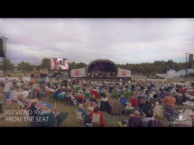 Battle Proms #VR 360 Video Ragley Hall 2016 - Elgar and a Spitfire opening.