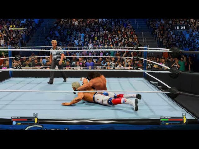 Clash At The Castle 2024: AJ Styles vs Cody Rhodes I Quit Match simulación 2k