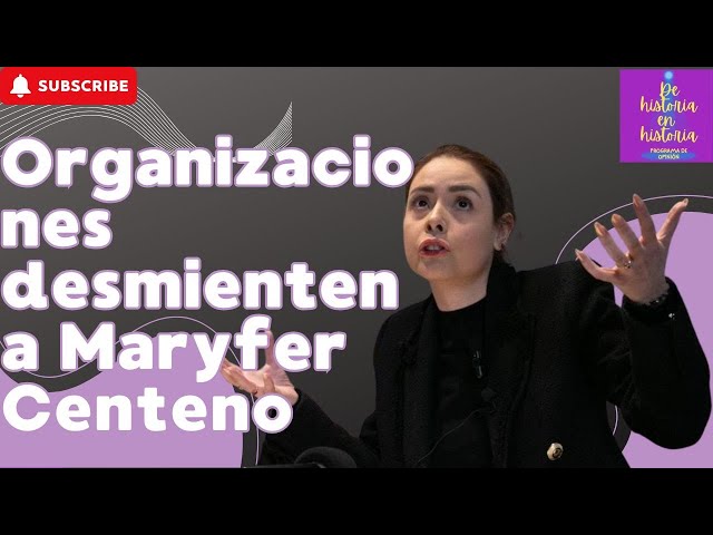 Maryfer Centeno utilizó a organizaciones sin permiso