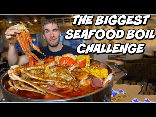 10LB SEAFOOD BOIL CHALLENGE | INSANE SEAFOOD BOIL | Almost Undefeated | Juicy Seafood | Man Vs Food