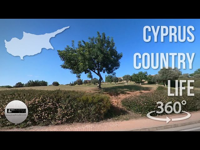 Aphrodite's Golf Courses - in 360! A Drive Around Secret Valley and Aphrodite Hills.