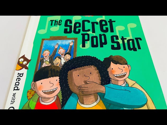 Reading books for kids | English vocabulary words | bedtime stories | the secret pop star book 📖 📕📚✅