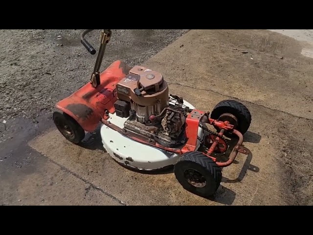 59 wizard vintage riding mower