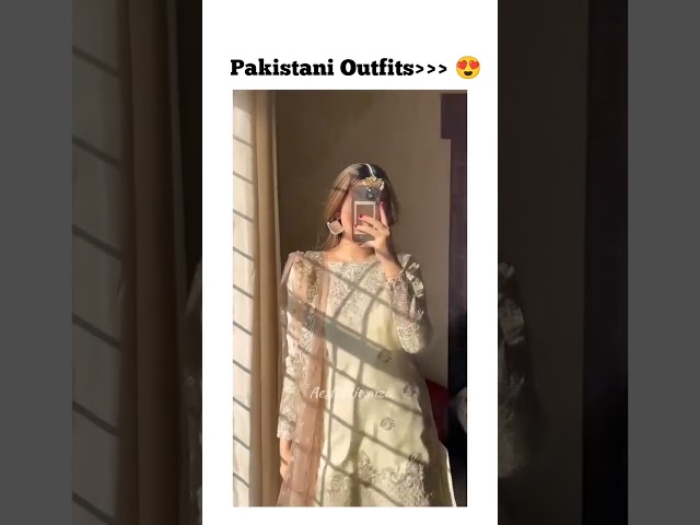 Pakistani outfit 😍 trending #fashionworld