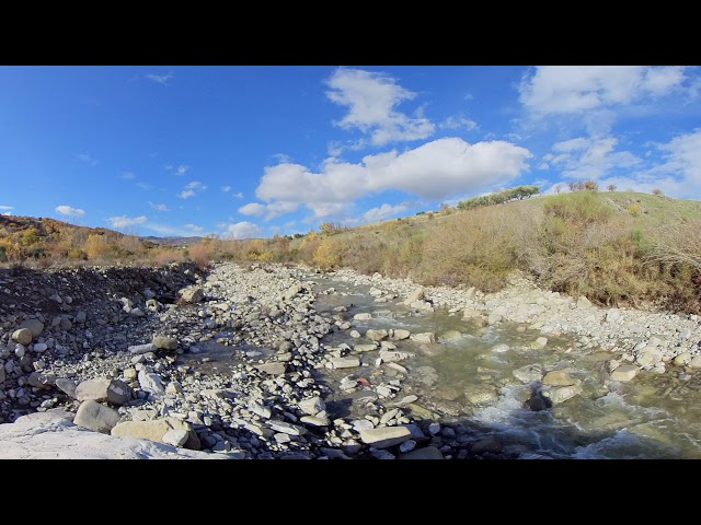 ASMR Nature Meditation by a river - Immersive VR 360 Video -Not Guided Meditation- Southern Italy