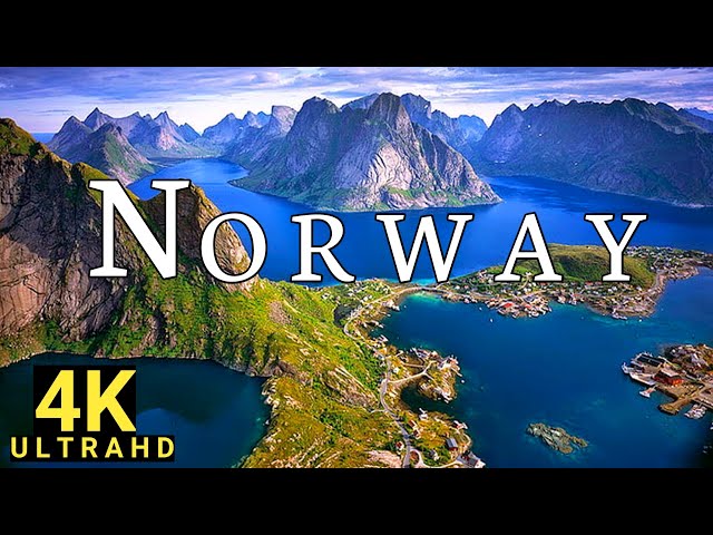 NORWAY NATURE 4K | Relaxing Piano Music | 4K UHD | Nature Sounds | Beautiful Europe | Soft Relaxing