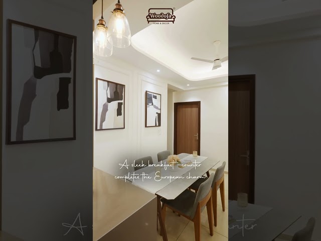 A Dream Scandinavian Kitchen & Dining | Woodofa | Gulshan Botnia Sector 144