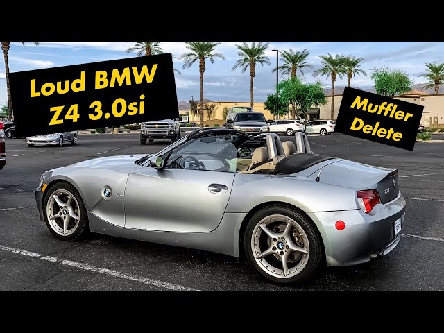 Loud BMW Z4 3.0si - POV Acceleration & Exhaust Clips (REV LIMITER)