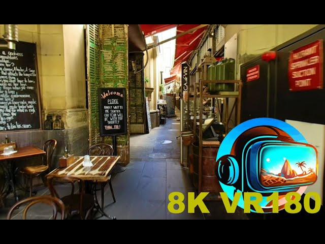 MELBOURNE FOODIES Postal Lane Eateries a hidden gem in the middle of the city 8K 4K VR180 3D Travel