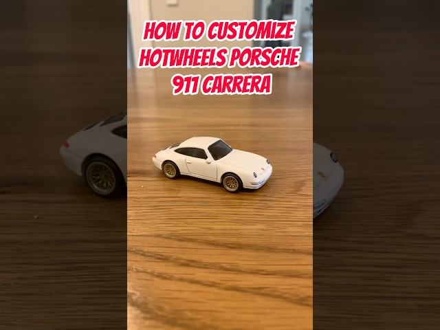 How to CUSTOMIZE HOTWHEELS PORSCHE 911 CARRERA🔥#hotwheels #car#diy#custom#cars#diecast#porsche#911