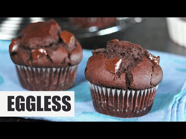 Eggless Chocolate Muffins | How Tasty Channel