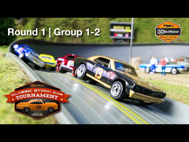 Classic Stock Car Tournament (Round 1 Group 1-2) Diecast NASCAR Race