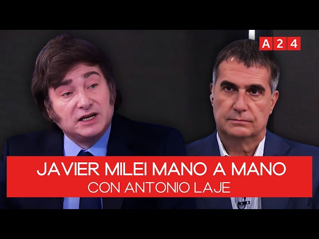 🟥 JAVIER MILEI EN A24 | ENTREVISTA COMPLETA con Antonio Laje: "El atraso kirchnerista ya no existe"