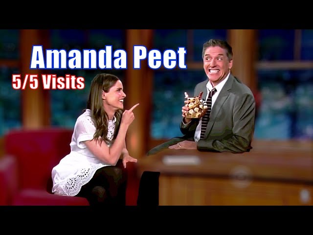 Amanda Peet - Has A Contagious Smile/Laugh - 5/5 Visits In Chronological Order