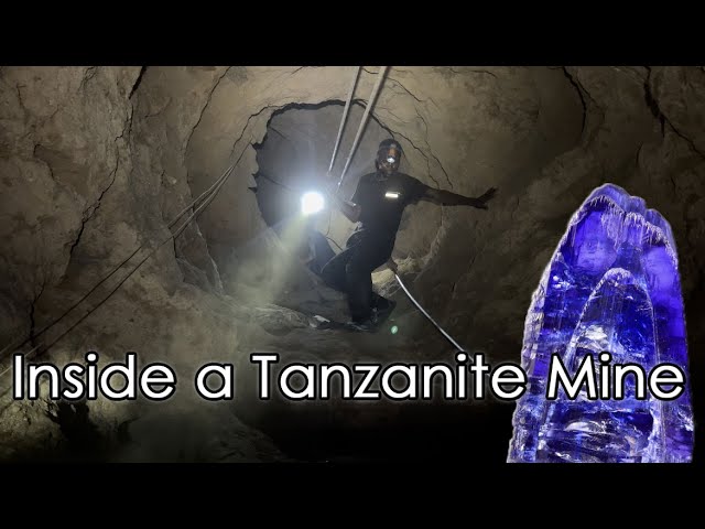 Going into a D-Block Tanzanite Mine in Tanzania