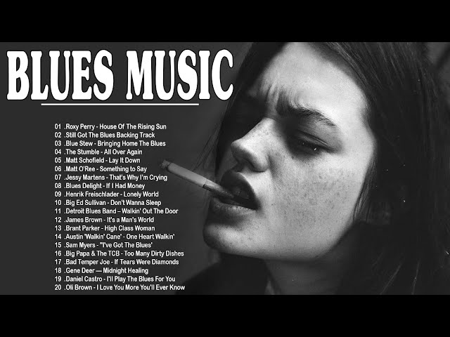 4 Hour Relaxing With Blues Music - Best Of Slow Blues.Blues Ballads - Modern Electric Blues