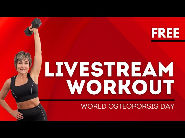 World Osteoporosis Day Livestream Workout - Oct 20th, 2024