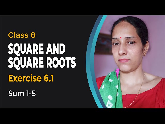 Square and Square Roots - NCERT Class 8th Maths Solutions - Chapter 6 - Ex. 6.1 Q 1-5 - Mathematics