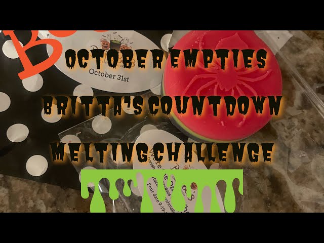 October Home Fragrance Empties plus Melting Challenge & Britta’s Countdown