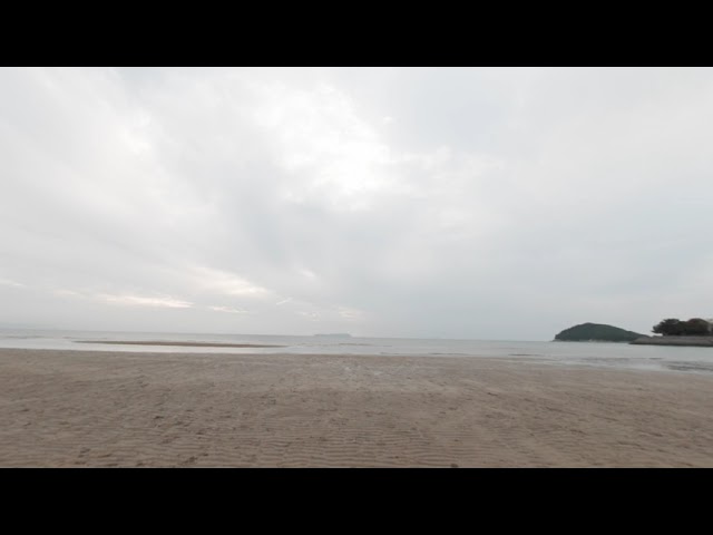 EOS R5C + RF5.2mm F2.8 L DUAL FISHEYE test footage 香川県三豊市父母ヶ浜