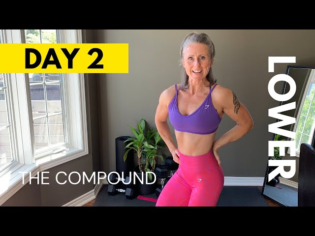 DAY 2 Dumbbell LOWER BODY at home workout [glute focus + calves]