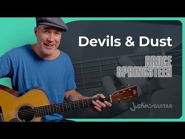 Devils And Dust by Bruce Springsteen | Drop D Tuning Guitar Lesson