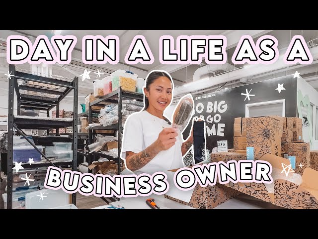 Day In A Life Small Business Owner 📦🪡🖤 Post launch day & ORDER MISTAKES 😱