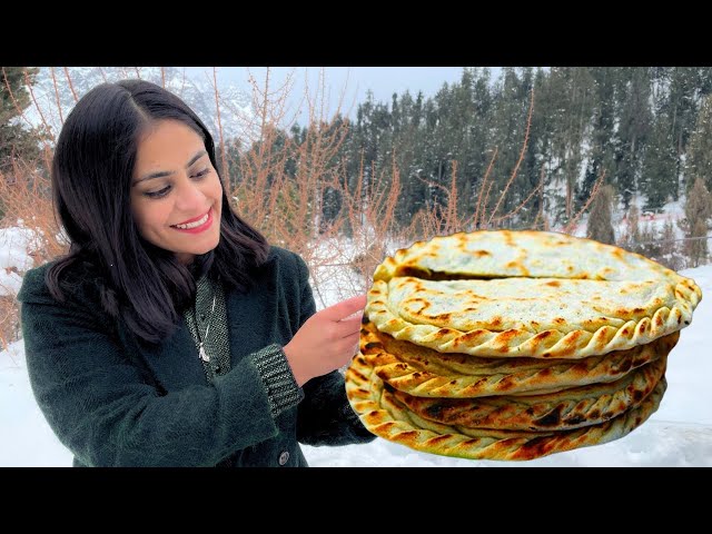 CHAPSHORO | We Walked through SNOW to Reach our Cooking Destination | Outdoor Cooking | Rural Foods