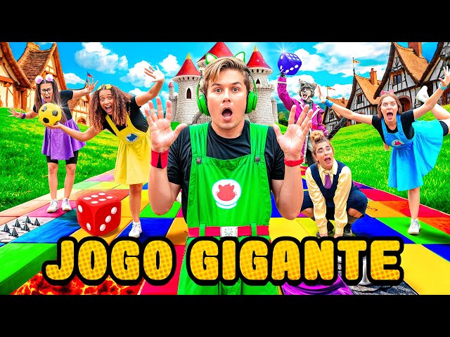 JOGO DE TABULEIRO GIGANTE do Gato Galactico + Música Vamos Brincar