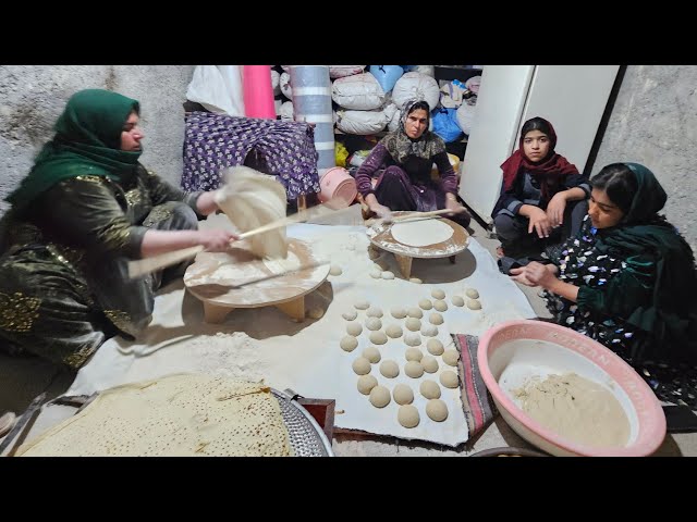 The Art of Baking Local Bread in the Hands of Farideh and Fariba