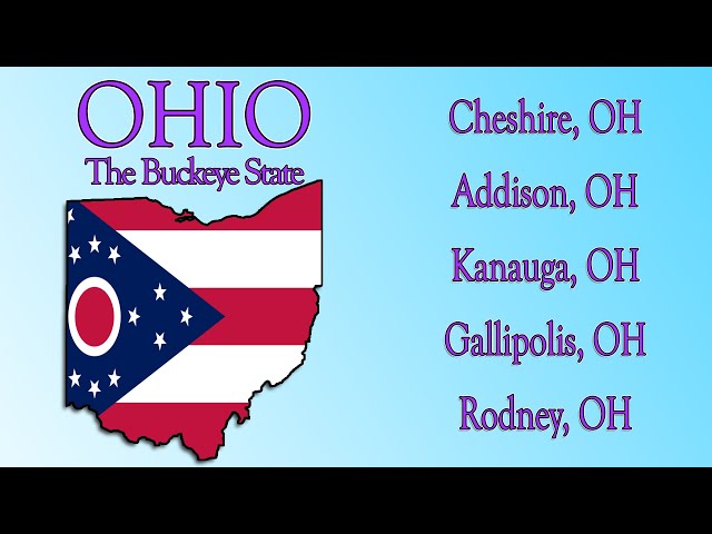 Everywhere You Look - Ohio: Cheshire, Addison, Kanauga, Gallipolis, Rodney