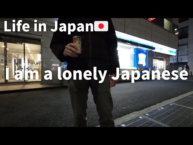 Big Cold Wave Day of a lonely Japanese middle-aged man｜Winter Night after office work｜Japan VLOG