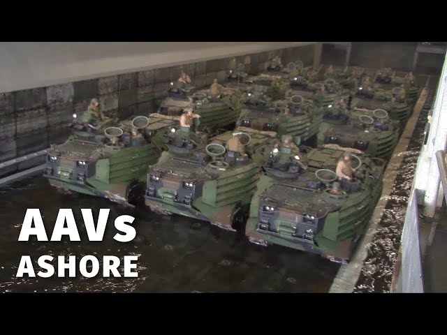 AAVs Splash in Ship-to-Shore