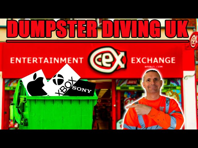 DUMPSTER DIVING UK JACKPOT CEX SCORE PLUS MUCH MORE WASTE AUDIT