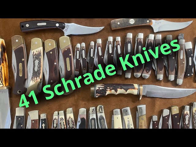 41 Schrade Old Timer & Uncle Henry Knives