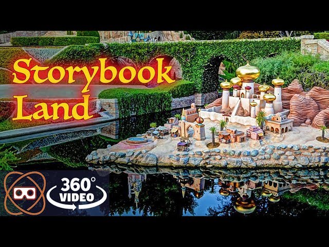 [5k 360] Disney Storybook Land Ride - Full 360 POV - Disneyland Classic Attraction