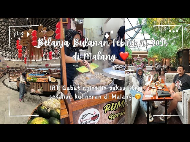 Belanja Bulanan di Ranch Market Malang | IRT Gabut Lagi Ikut Suami Kerja di Malang 🤭