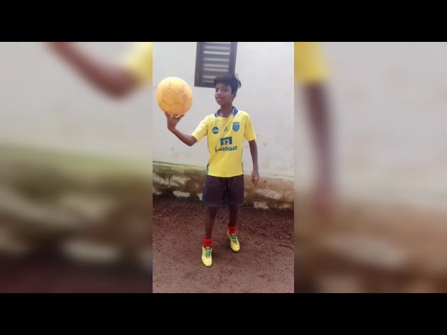 Jugling challenge contestend 20 Ajo benny football skills and jugling Ajo benny freestyle