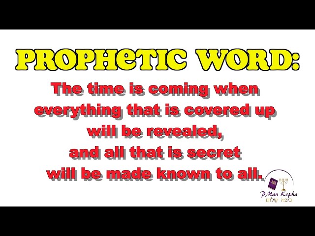 Prophetic Word, Secrets Made Known #bible #prophecy #christian #propheticword #bibleverse