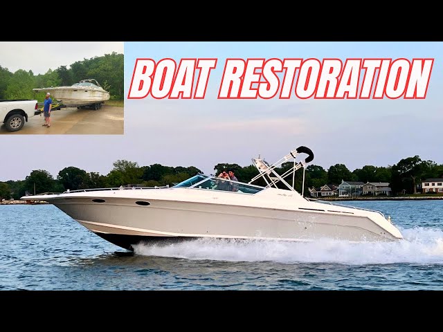 INCREDIBLE BOAT RESTORATION | 1992 Sea Ray 380 Sun Sport