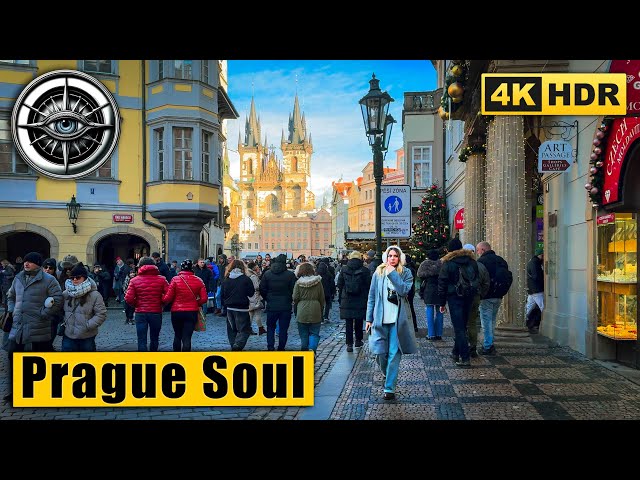 Tune in to the Prague Wave | Virtual Walking Tour of Old Town 🇨🇿 Czech Republic 4k HDR ASMR