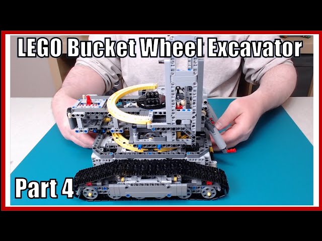 LEGO Technic - Bucket Wheel Excavator - Part  4 - gears, gears, and more gears!