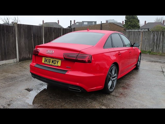 BK18MDY Audi  A6 1.8 TFSI Black Edition Saloon 4dr Petrol S Tronic Euro 6 (s/s) (190 ps)