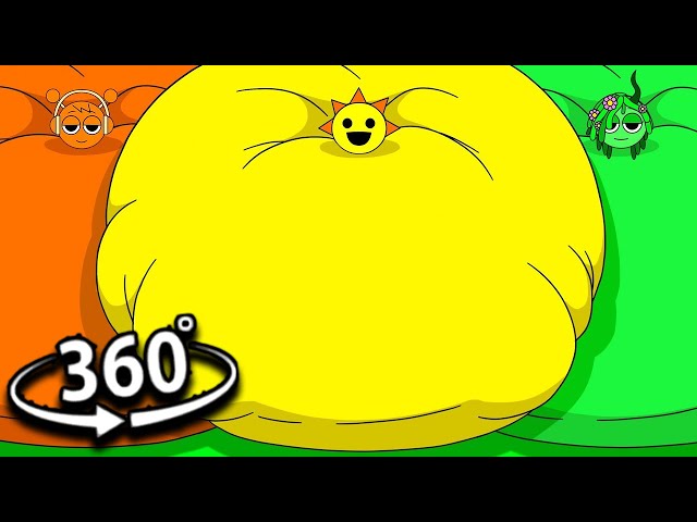 360° VR SUPER MEGA BIG Pumped Up Sprunki All Part