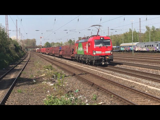 Compilation train à Düsseldorf-Rath en Allemagne en 2018