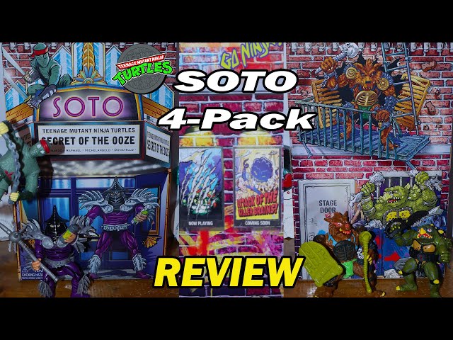 NEW TMNT Classic Collection Movie Star Villains SOTO 4 Pack Review